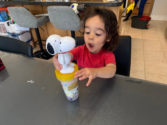 How the Snoopy Magic Mixer Helps Kids Drink More Milk (Without Any Nagging)