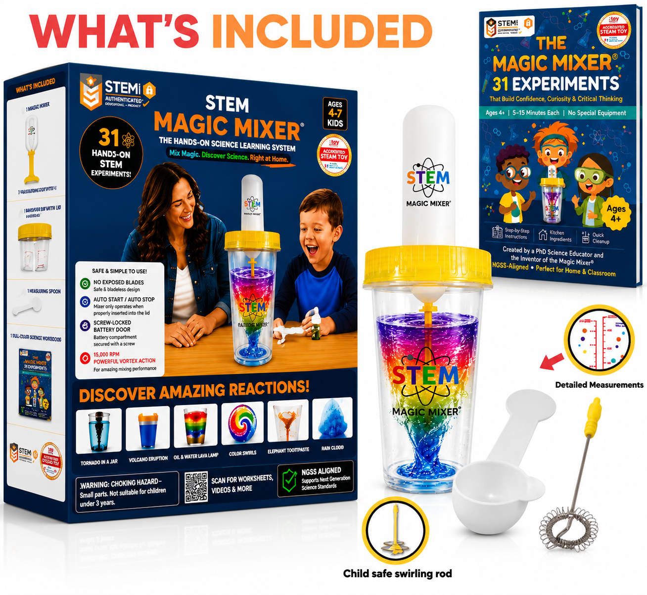 STEM Magic Mixer™ | 31 Science Experiments for Kids Ages 4-7