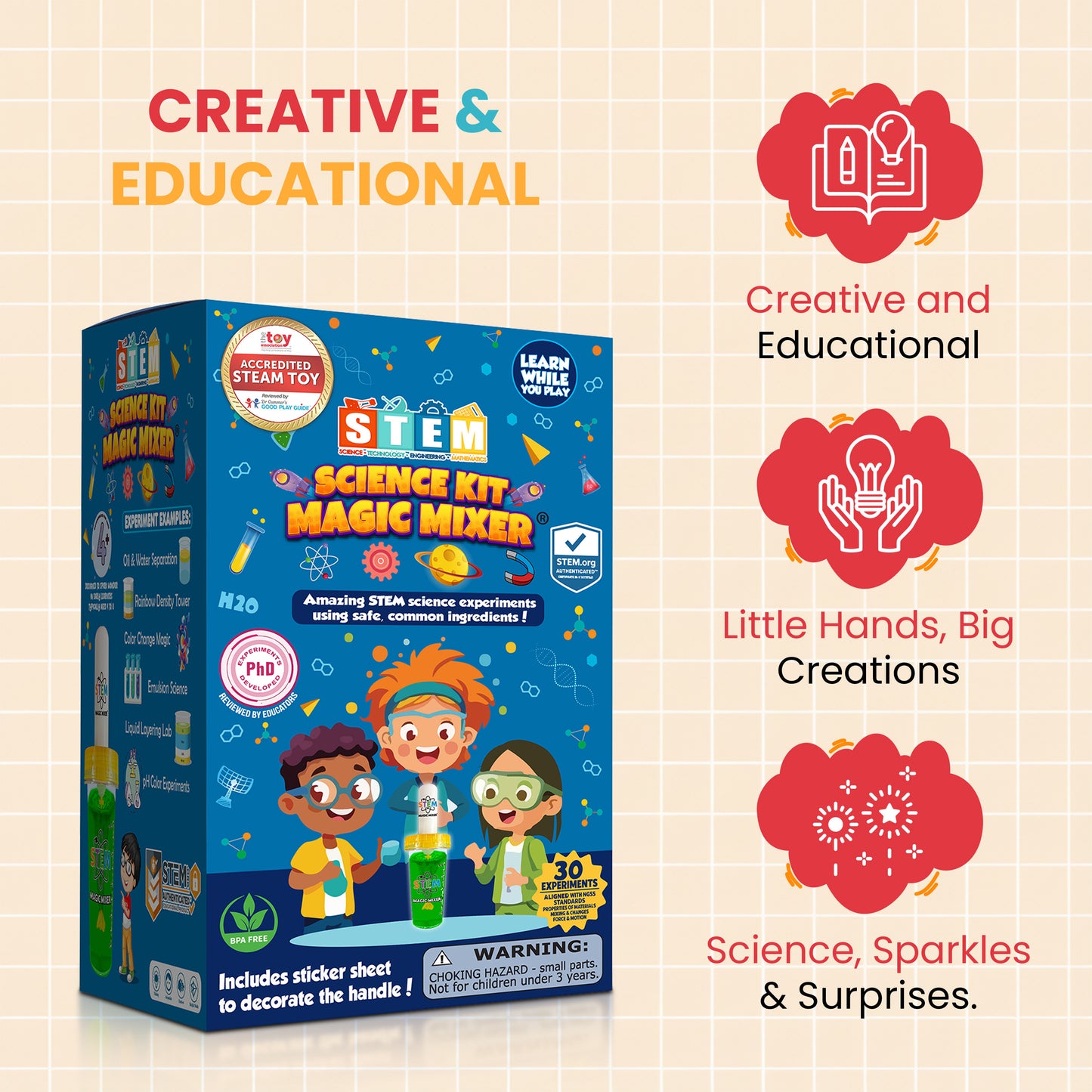 kids STEM learning book