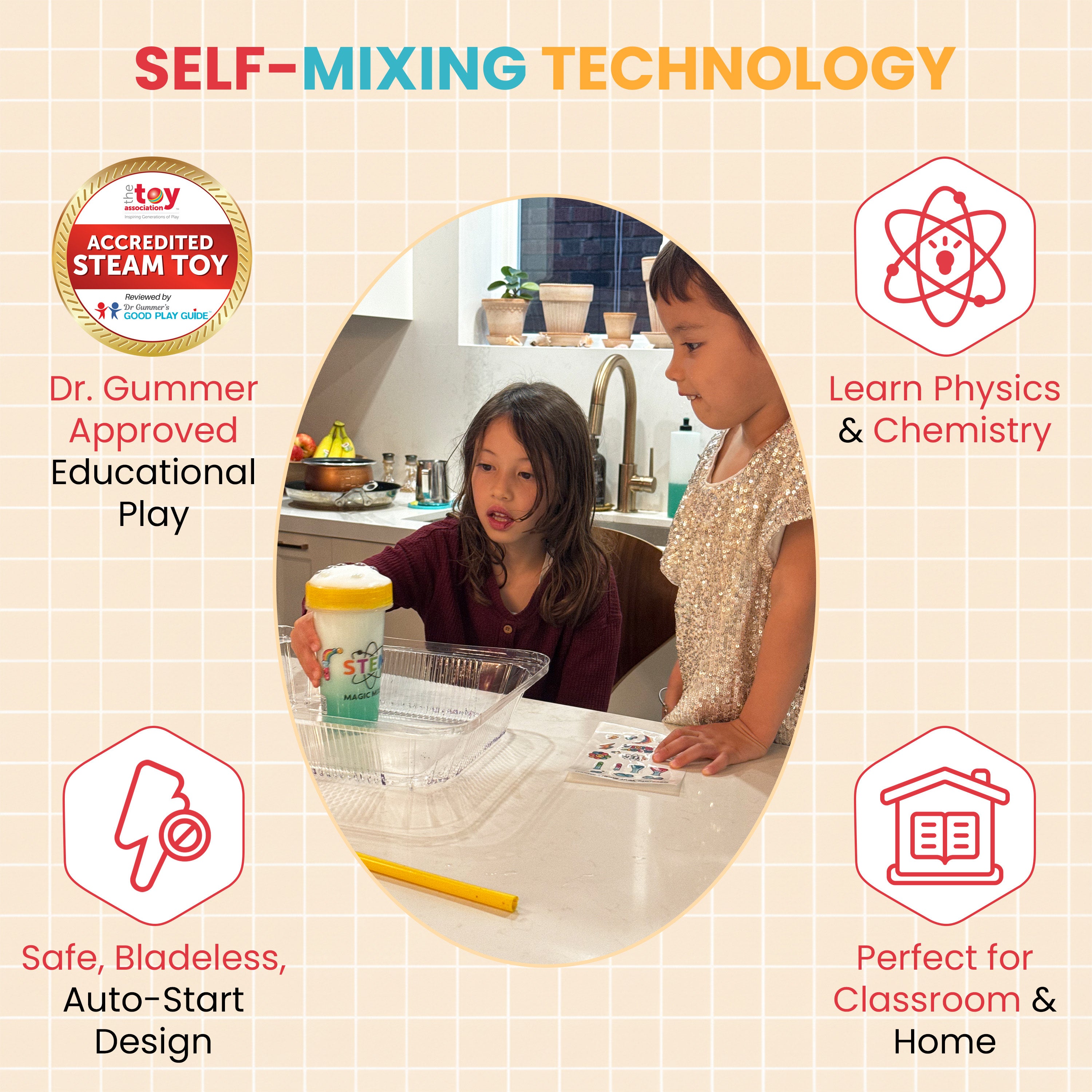 Magic Mix Science Magic Mixer STEM Science Edition. Hands-On Kitchen Science for Kids