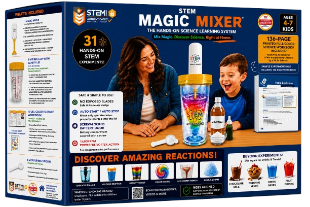 STEM Magic Mixer hands-on science learning experimental book