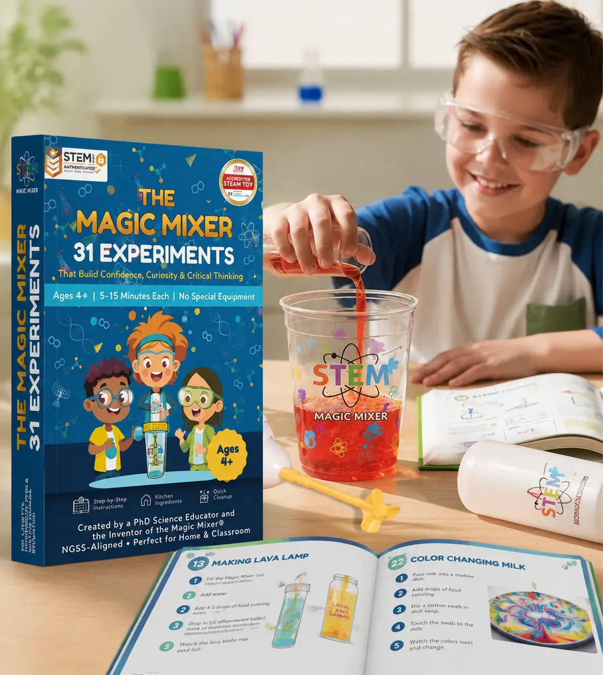STEM Magic Mixer™ | 31 Science Experiments for Kids Ages 4-7